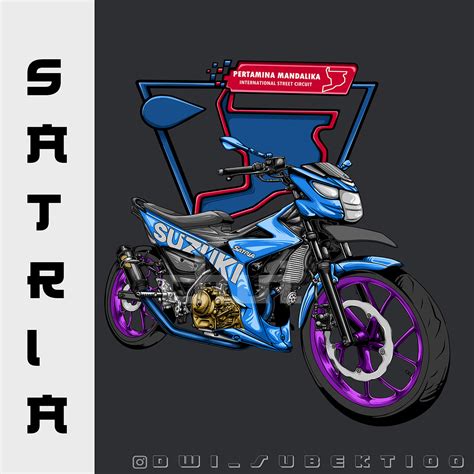 Satria F 150 FI or Raider R150 FI illustration design.